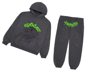 Sp5der Wait Web Sweatshirt and Sweatpants Full Set