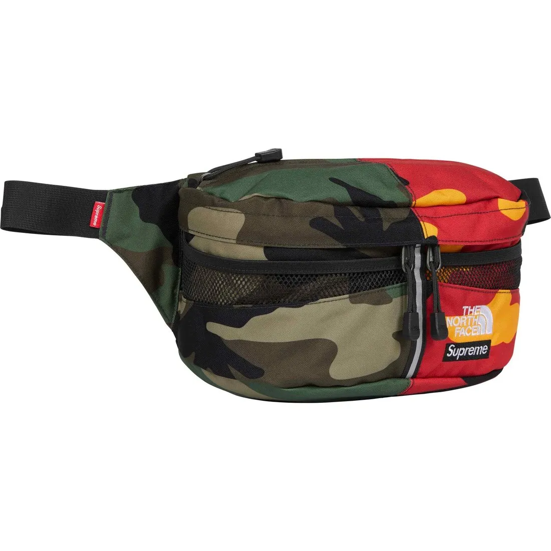 SUPREME TNF SPLIT WAIST BAG-CAMO