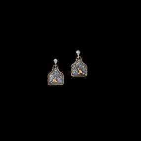 The Goldhorn Eartag Earrings