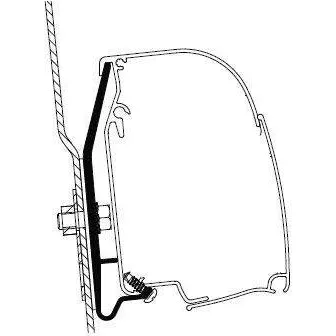 Thule Omnistor Westfalia Nugget Awning Adapter (2 Pcs.) For High Roof