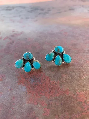 Turquoise Post earrings