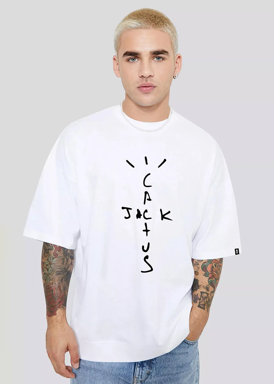 Utopia Men Oversized Printed T-Shirt