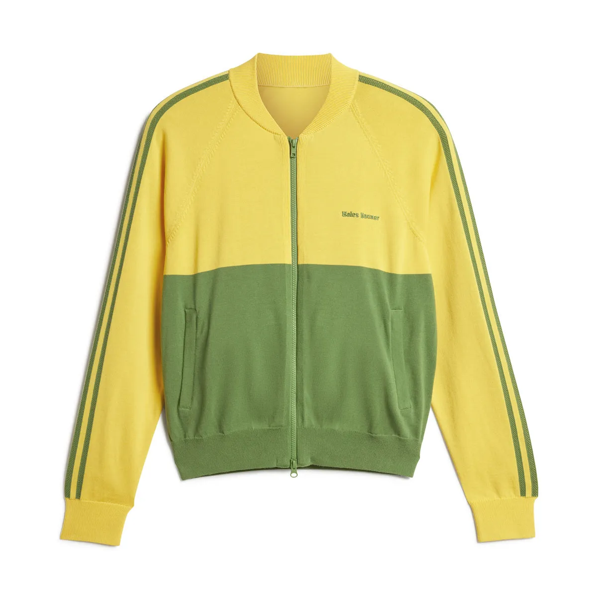   Wales Bonner New Knit Track Top 'Bold Gold Crew Green'